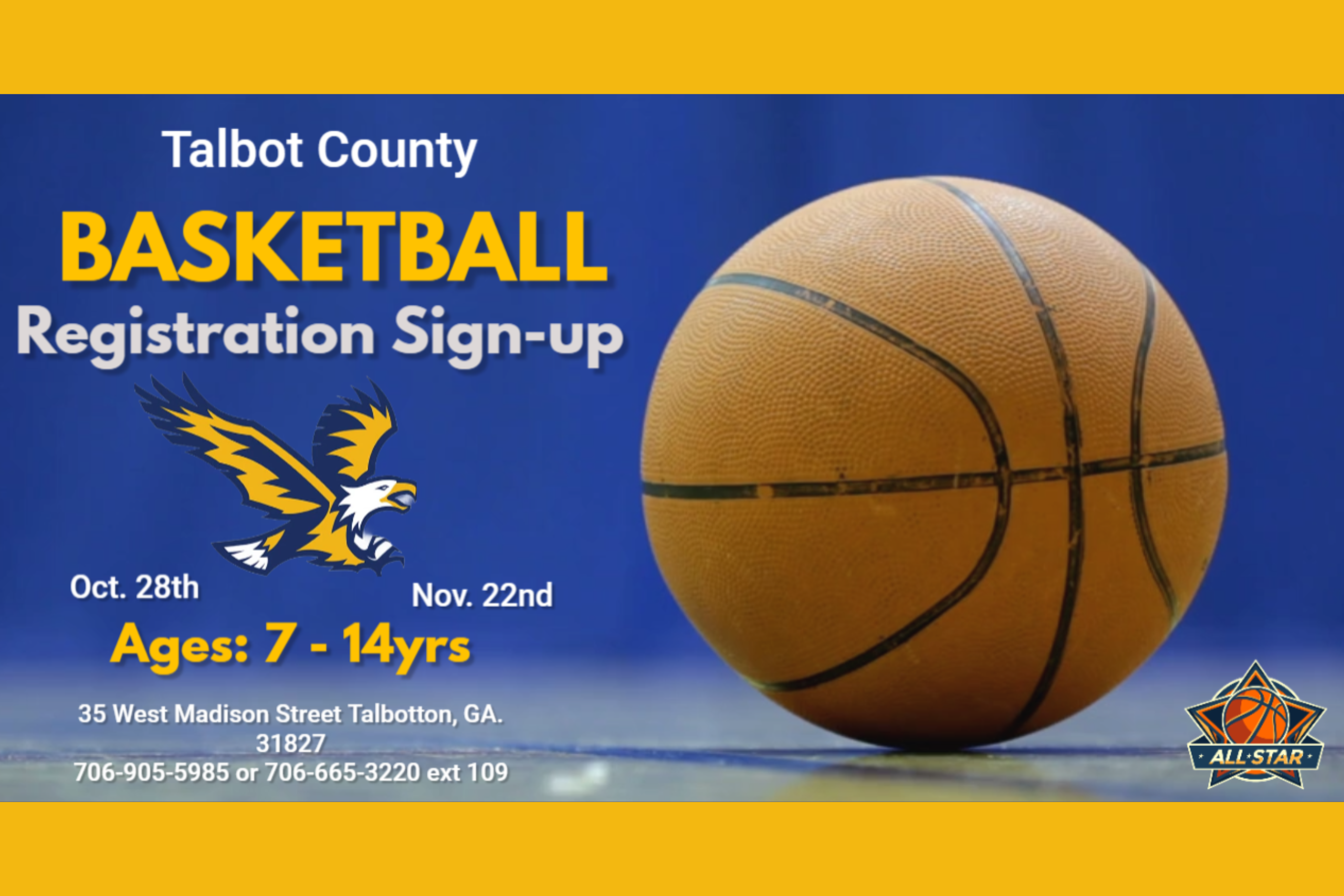 Basketball Registration Going on Now