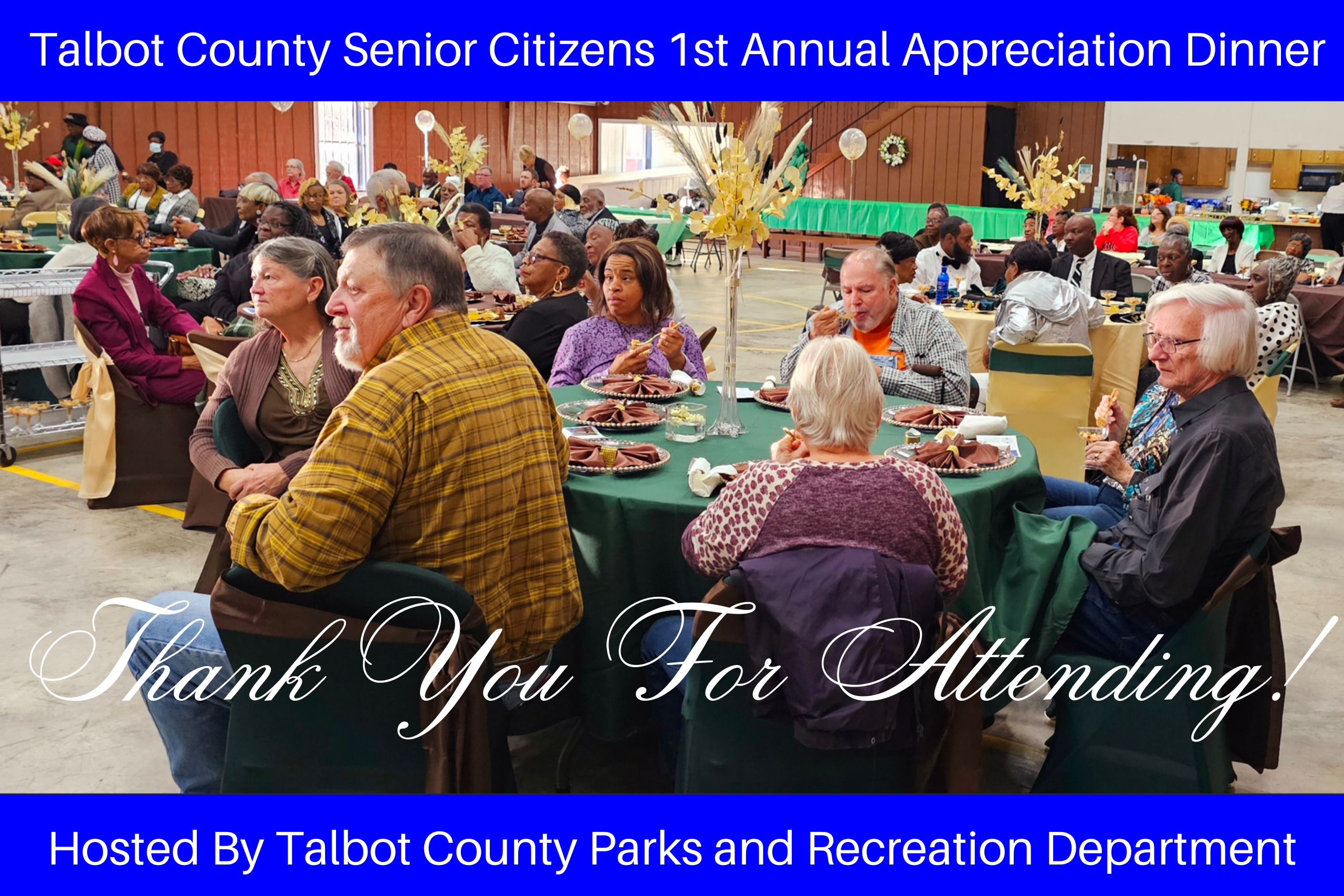 Talbot’s Senior Citizen Dinner! Wonderfully Amazing!