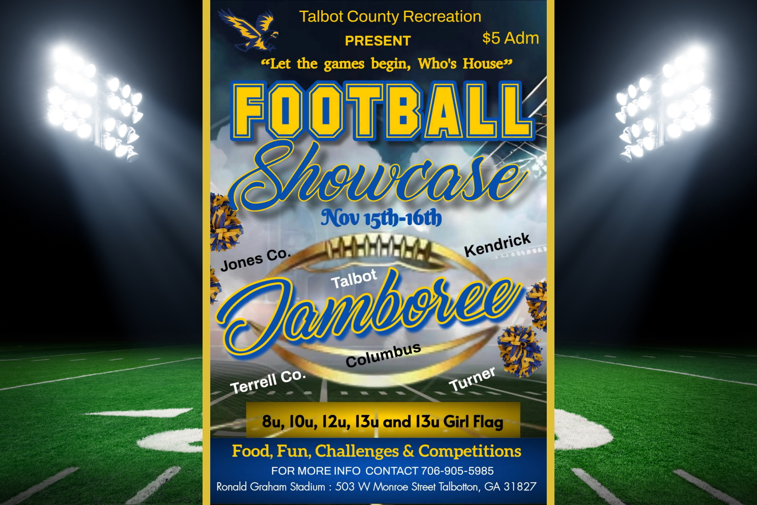 2025 Football Showcase at Ronald Graham Stadium!